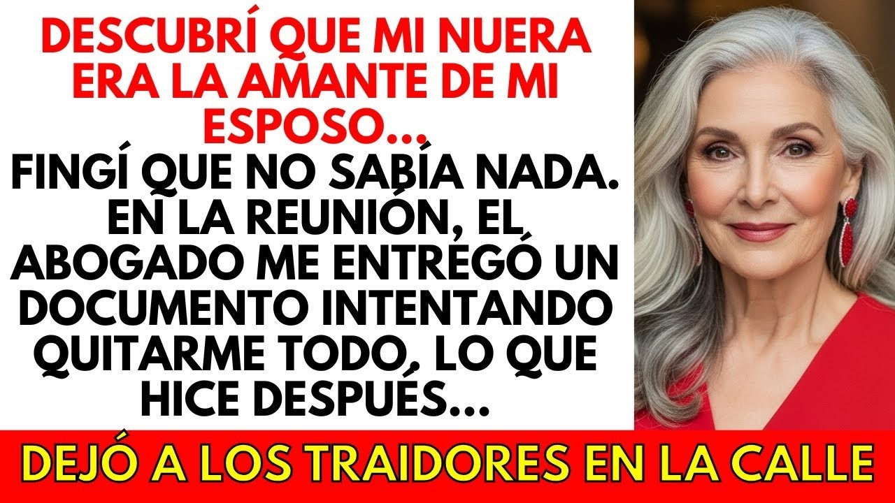 Descubrí que MI NUERA era la AMANTE de mi ESPOSO… Fingí no saber y me VENGUÉ en el DIVORCIO...