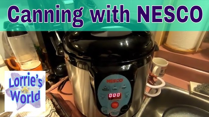 Nesco Canner/ Learning How To Use My New Nesco Digital Pressure Canner 