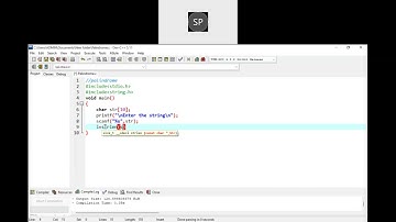 String palindrome in c
