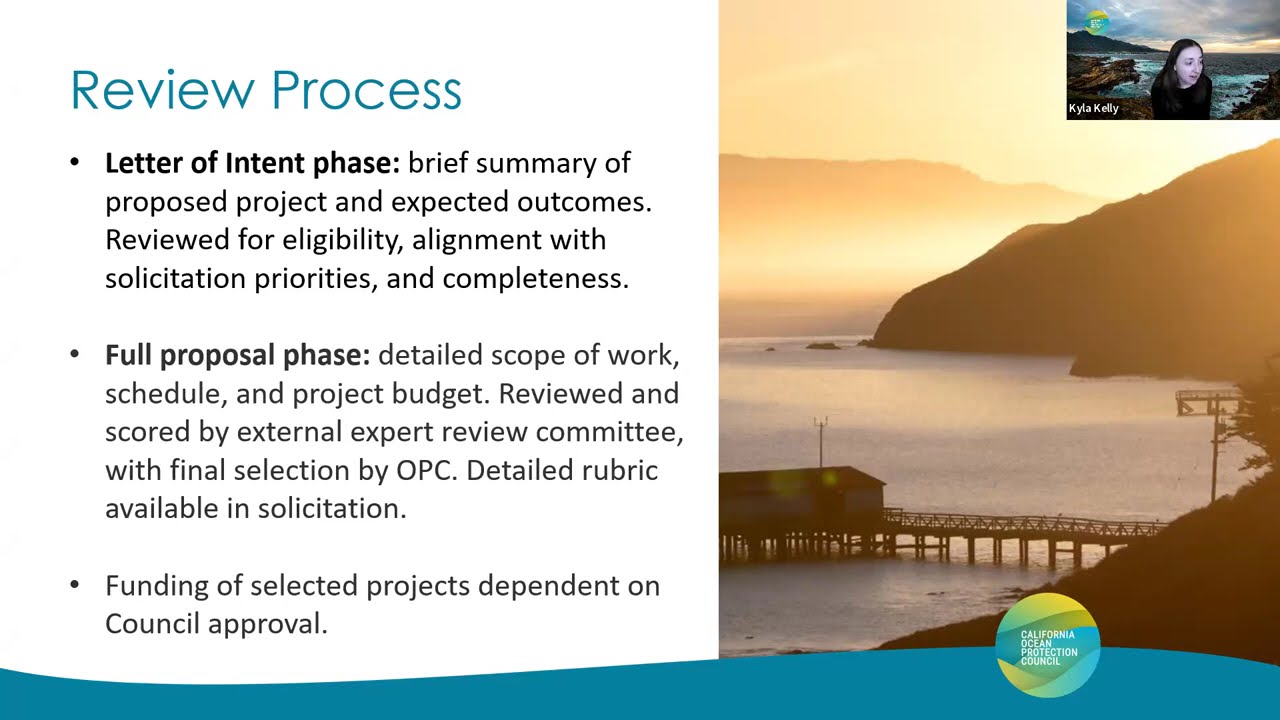 Ocean Acidification, Hypoxia, and Harmful Algal Bloom Solicitation - Informational Webinar