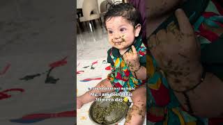 #notime #to #call #text #era #isreal #toddlerlife #helpmumma #cleanfoods #learning#eating#inprogress