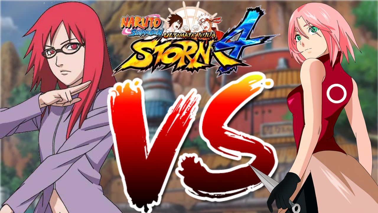 Vs Quick Fight Karin Uzumaki Vs Sakura Haruno Naruto Shippuden Ultimate Ninja Storm 4 Youtube
