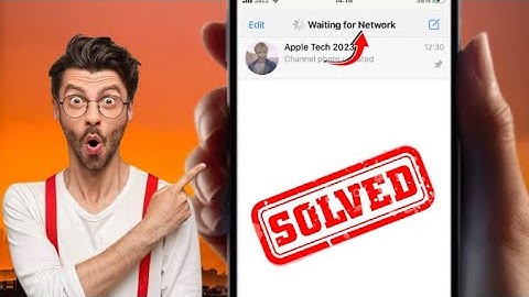 Telegram Waiting For Network Problem | iPhone | 2023