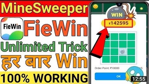 fiewin Minesweeper Hack Trick mood apk unlimited trick 💣👇 download link free