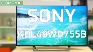 Sony KDL49WD755BR2 - плоскопанельный телевизор с функцией Smart TV - Видео демонстрация