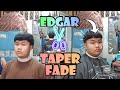 Edgar x low taper fade  haircut tutorial 