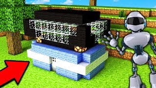 НУБ ПОСТРОИЛ ДОМ ДЛЯ РОБОТА В Майнкрафт Нубик minecraft троллинг нуба Мультик для детей Мод