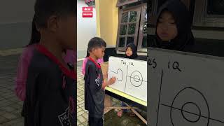 Akbar buat 2 lingkaran dengan garis tanpa angkat spidol #trending #challenge #kuislucu