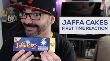 American Tries Jaffa Cakes for the FIRST TIME REACTION