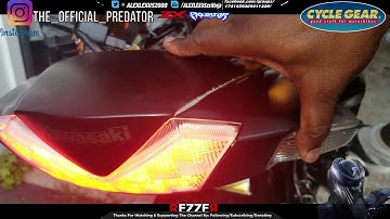 gs 100A zx14r install break light strobe DIY