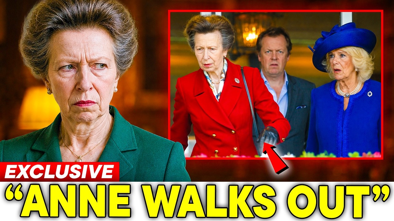 Princess Anne WALKS OUT Of Royal Ascot After Discovering Camilla's