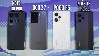 LAYAR PUCAT, SPEAKER JELEK?! KUALITAS MULTIMEDIA POCO F5 VS IQOO Z7 VS REDMI NOTE 12 PRO 5G