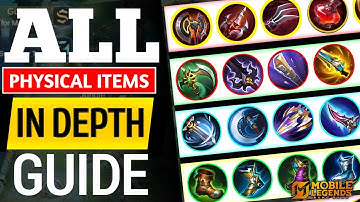 PHYSICAL ITEMS EXPLAINED | MOBA LEGENDS 5V5/MLBB