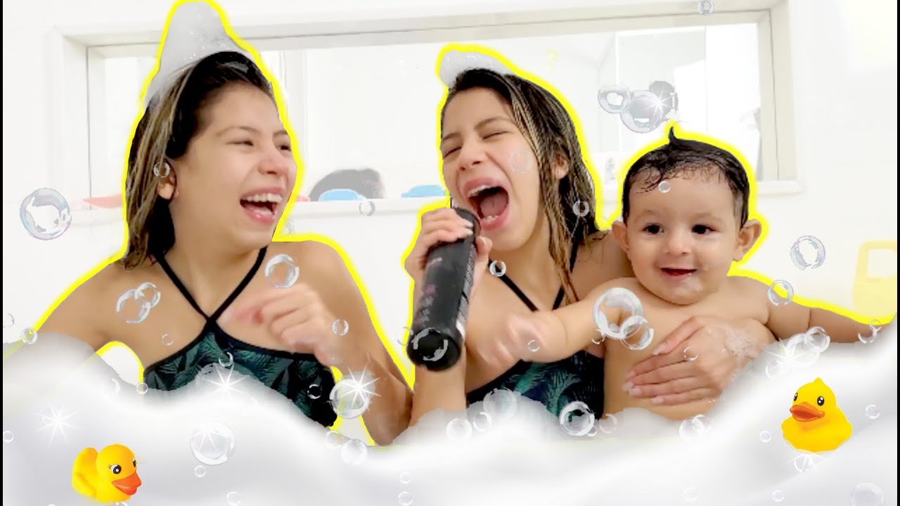 HORA DO BANHO VÍDEO MUSICAL Shower song for babies and kids YouTube
