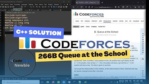 A C++ Solution to Codeforces 266B Queue at the School by CFNewbie