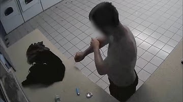 Arrest of the Month: Suspect Caught Doing Drugs in Apartment Laundry Room