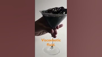 Viscoelastic liquids are those that exhibit both elastic shape recovery and viscous flow #fypシ゚viral