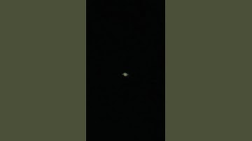 I captured Saturn 🪐 through my telescope #explorepage #space #telescope #astrophotography #shorts