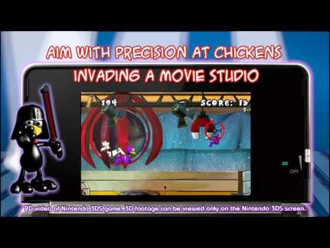 Crazy Chicken: Director's Cut 3D (Nintendo eShop/DSiWare) Trailer by Teyon