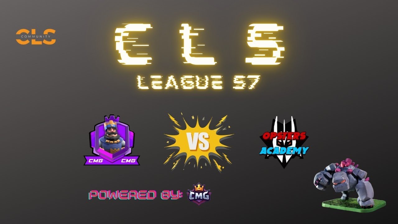 CR CLS League S7 | Groups Stage | CMG Academy vs Opsters Academy