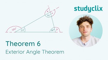 6. Maths Theorem 6: Exterior Angle Theorem; Leaving Cert, Junior Cert/Junior Cycle Geometry Proof