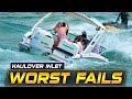 Boat fails family in danger guy drowning boat sinking at haulover inlet  boat zone