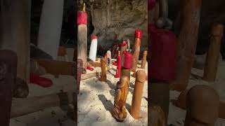 Princess Cave (Railay Beach, Krabi) Phra Nang cave shrine. Thailand 2023