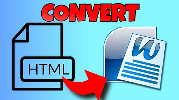 how to convert html to word