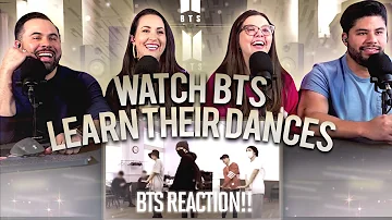 "Watch BTS learn their dances" Reaction - BTS working with Son Sung Deuk!  | Couples React