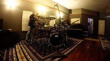 Time-lapse of Studio Drum Setup (featuring "Uninvited to Life")