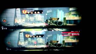 Cod Ghost split screen trickshotting ep.4