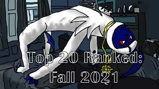 Top 20 Ranked: Fall 2021