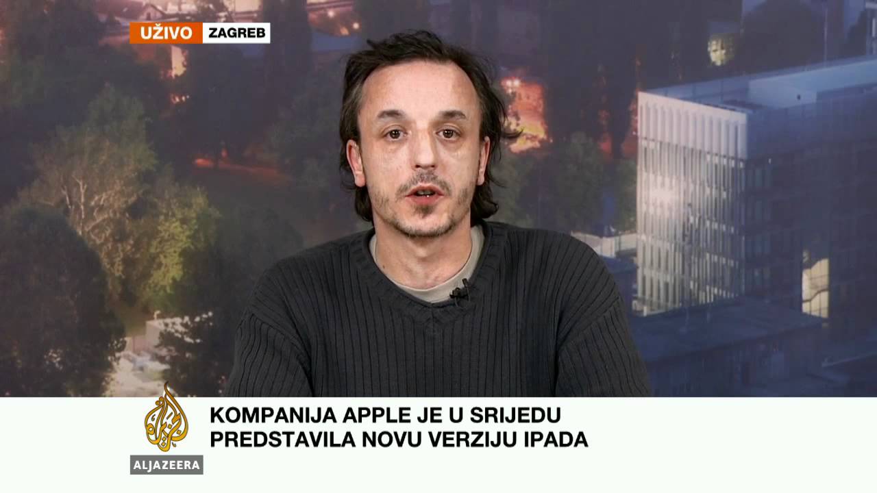 بوريس رادوشيفيتش يتحدث عن الجيل الجديد من أجهزة آيباد اللوحية - قناة الجزيرة البلقان