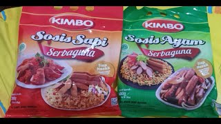 Review Kimbo Sosis Sapi Serbaguna (Harga Rp20.000) & Kimbo Sosis Ayam Serbaguna (Harga Rp21.000)