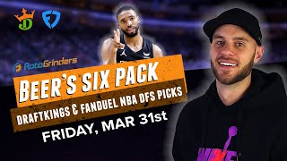 DRAFTKINGS \& FANDUEL NBA PICKS TODAY (3\/31\/23) - DFS 6 PACK