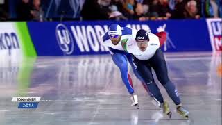 Александр Румянцев &amp; Девид Гиотто, 5000 м., Эрфурт, Германия, 20.01.2018