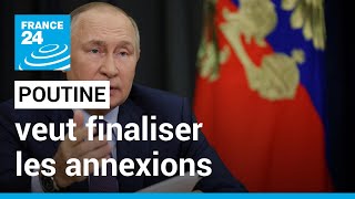 En direct : Poutine compte annexer officiellement quatre régions ukrainiennes • FRANCE 24