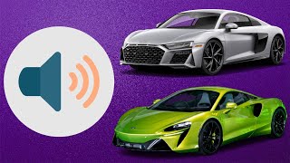 Guess the Car by the Sound!  Car Quiz Challenge!