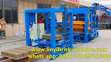 QT6-15 automatic concrete hollow block making machine price for sale in India, Philippines