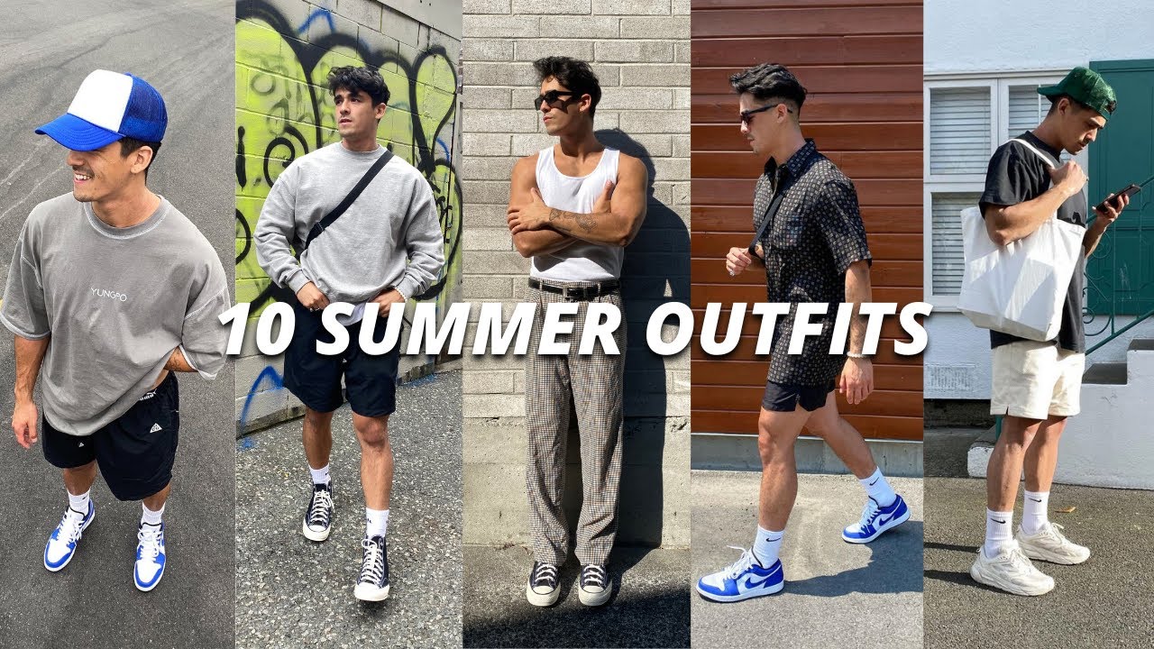 10 Outfits for Summer | Summer fit Ideas for guys - YouTube