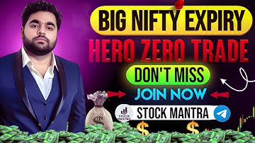 BIG NIFTY , BNF  EXPIRY, HERO ZERO TRADE WITH STOCK MANTRA 18 NOV