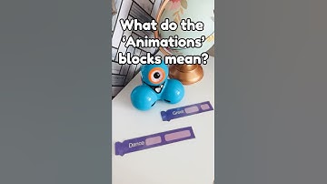 What do the Animations Blocks mean in Blockly for Dash robot