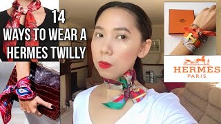 14 WAYS TO WEAR A HERMES TWILLY | PINAY UK VLOG