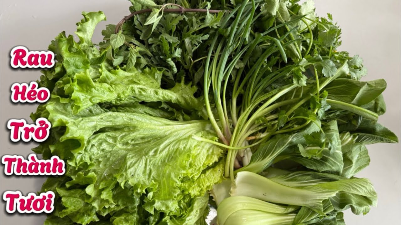 Превратите увядшие, умирающие овощи в свежие всего одним простым трюком.