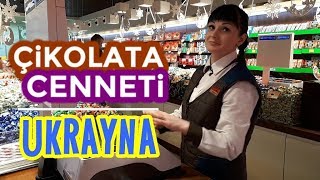 Ukrayna Çikolata Mağazası Roshen Ukraynada Yaşam