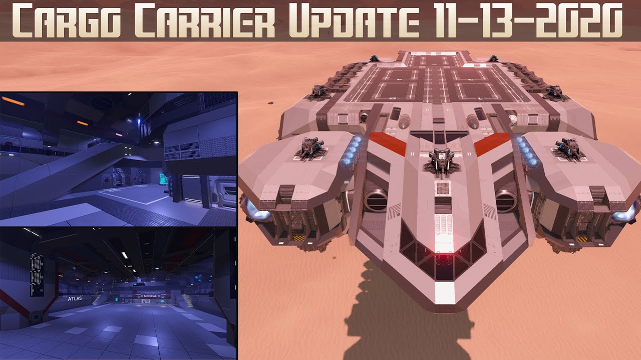Galactic Carrier. Empyrion 1.9 update. Space Engineers Hangar. Carrier update. Ноябрь 13 2020