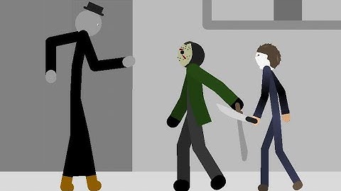 Mr x vs jason Voorhees and Michael Myers stick nodes animation #65
