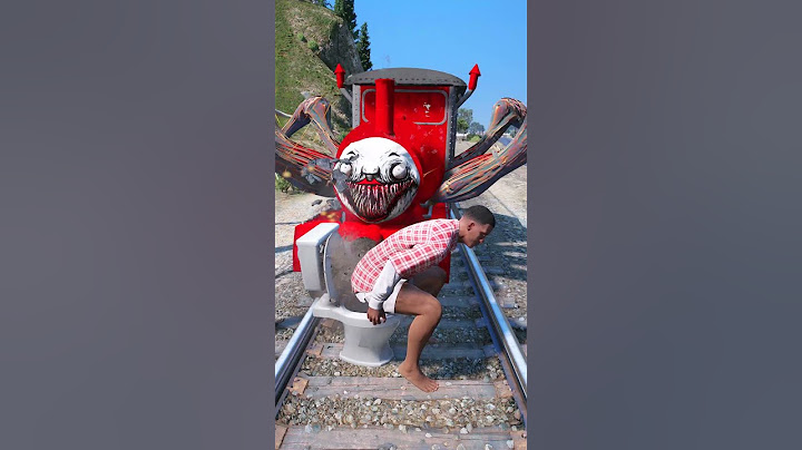 GTA V: FRANKLIN MEETS CHOO CHOO CHARLES TRAIN #shorts