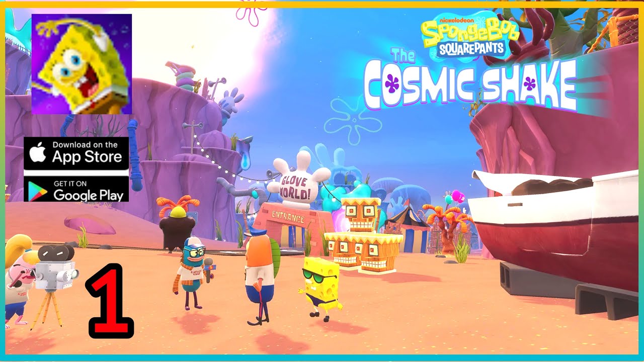 SpongeBob The Cosmic Shake Walkthrough Gameplay (Android\ISO) YouTube