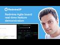 Redmine Agile board real-time feature demonstration